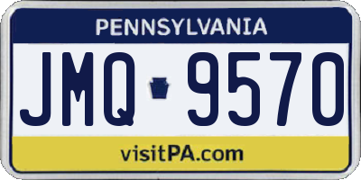 PA license plate JMQ9570