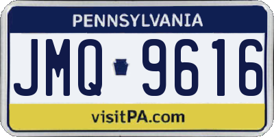 PA license plate JMQ9616