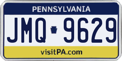 PA license plate JMQ9629