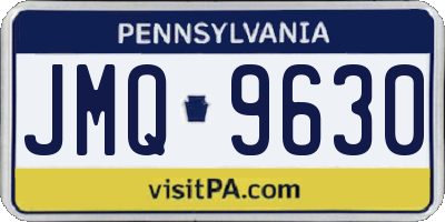 PA license plate JMQ9630