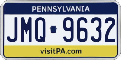 PA license plate JMQ9632