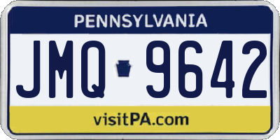 PA license plate JMQ9642