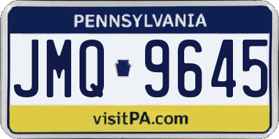PA license plate JMQ9645