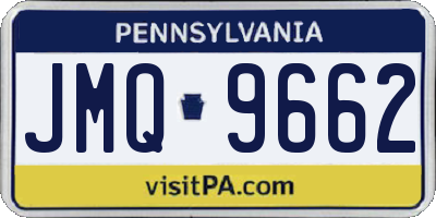 PA license plate JMQ9662