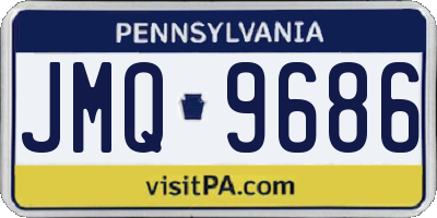 PA license plate JMQ9686