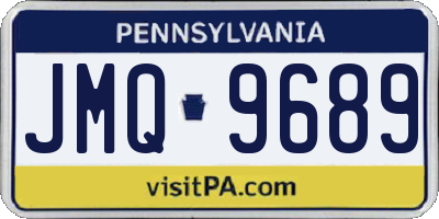 PA license plate JMQ9689