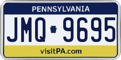 PA license plate JMQ9695
