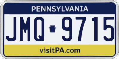 PA license plate JMQ9715