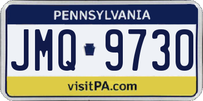 PA license plate JMQ9730