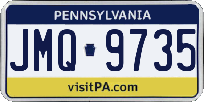 PA license plate JMQ9735
