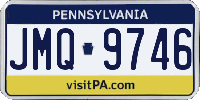 PA license plate JMQ9746
