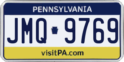 PA license plate JMQ9769
