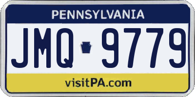PA license plate JMQ9779
