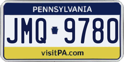 PA license plate JMQ9780