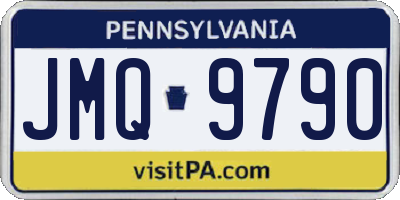PA license plate JMQ9790