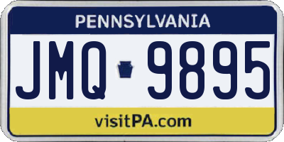 PA license plate JMQ9895