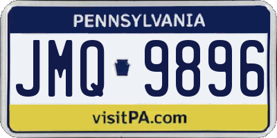 PA license plate JMQ9896