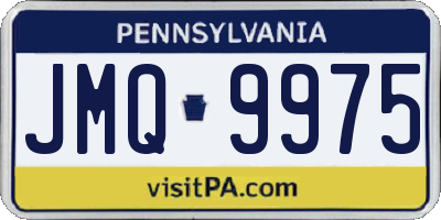 PA license plate JMQ9975