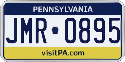 PA license plate JMR0895