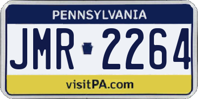 PA license plate JMR2264