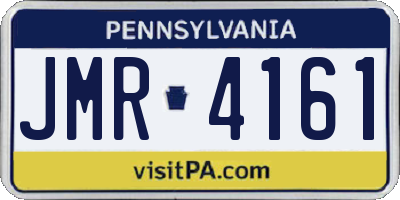 PA license plate JMR4161