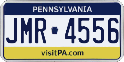 PA license plate JMR4556