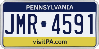 PA license plate JMR4591