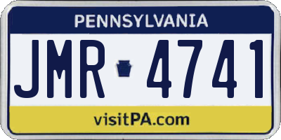 PA license plate JMR4741