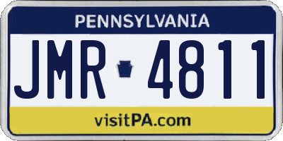 PA license plate JMR4811