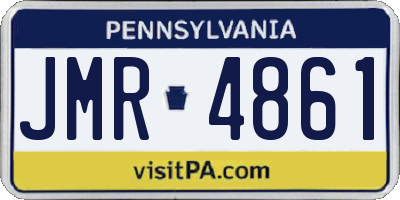 PA license plate JMR4861