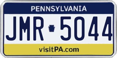 PA license plate JMR5044