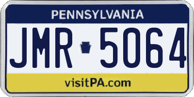 PA license plate JMR5064