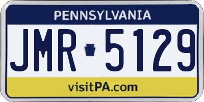 PA license plate JMR5129