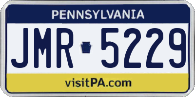 PA license plate JMR5229