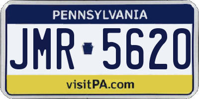 PA license plate JMR5620