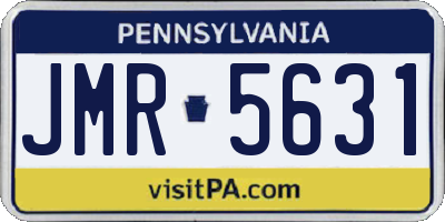 PA license plate JMR5631