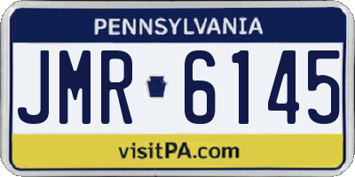 PA license plate JMR6145