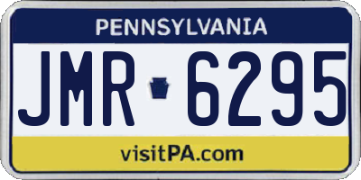 PA license plate JMR6295