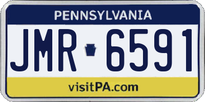 PA license plate JMR6591