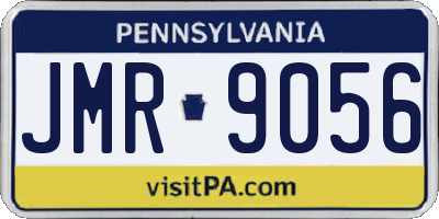 PA license plate JMR9056