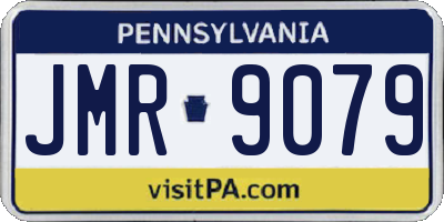 PA license plate JMR9079