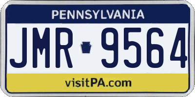 PA license plate JMR9564