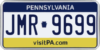 PA license plate JMR9699