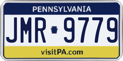 PA license plate JMR9779