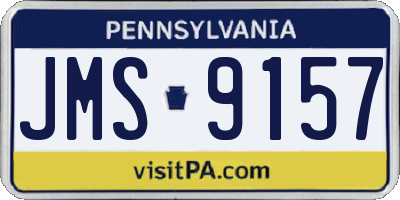 PA license plate JMS9157