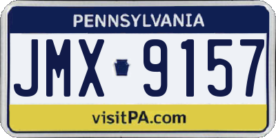 PA license plate JMX9157