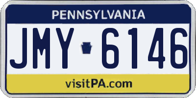 PA license plate JMY6146