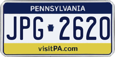 PA license plate JPG2620