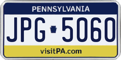 PA license plate JPG5060