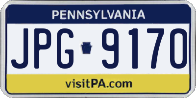 PA license plate JPG9170